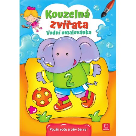 Vodní omalovánka. Kouzelná zvířata